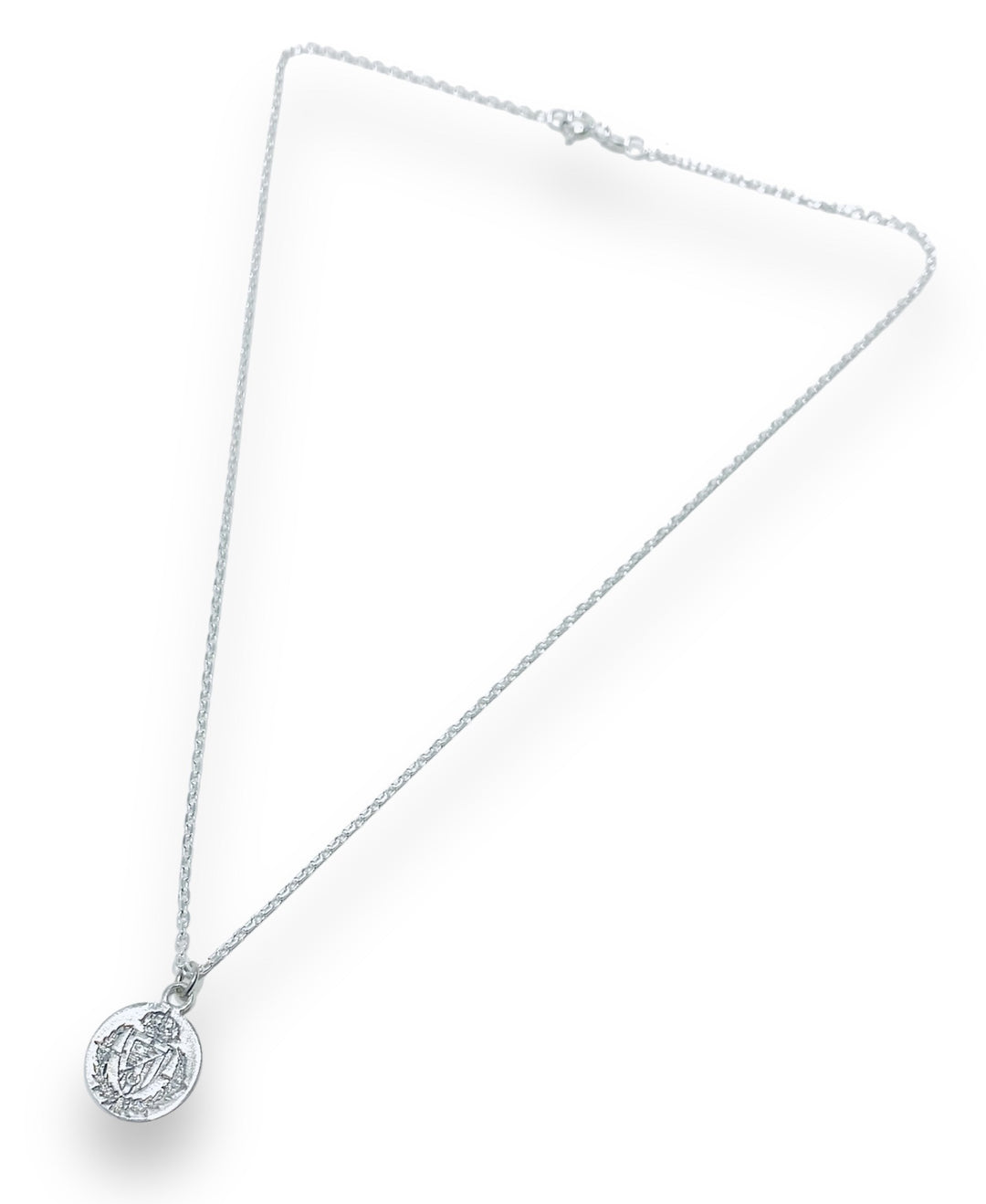 COLGANTE PLATA BRILLO Y CADENA PLATA main