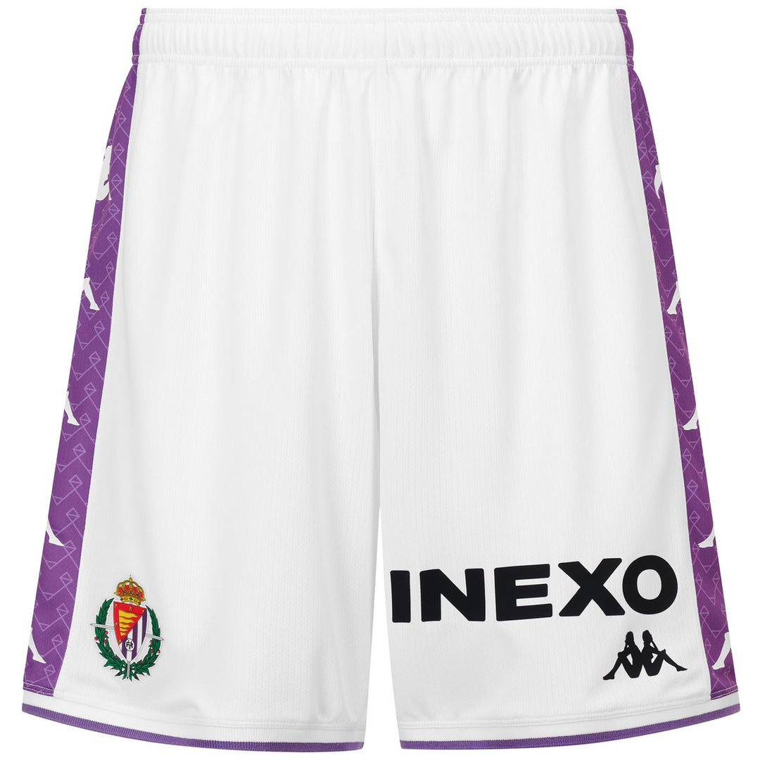 SHORT 1ª EQUIPACIÓN REAL VALLADOLID 25/26 BLANCO KOMBAT RYDER 01