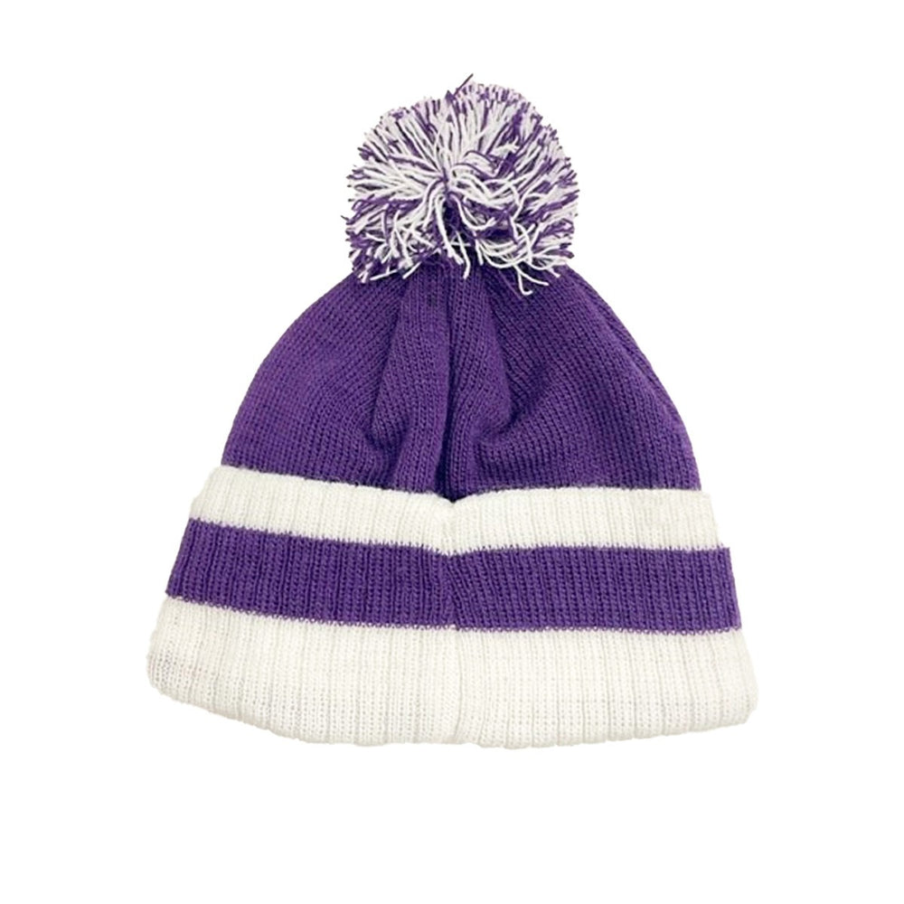 GORRO CON POMPÓN ADULTO REAL VALLADOLID DE LANA 02