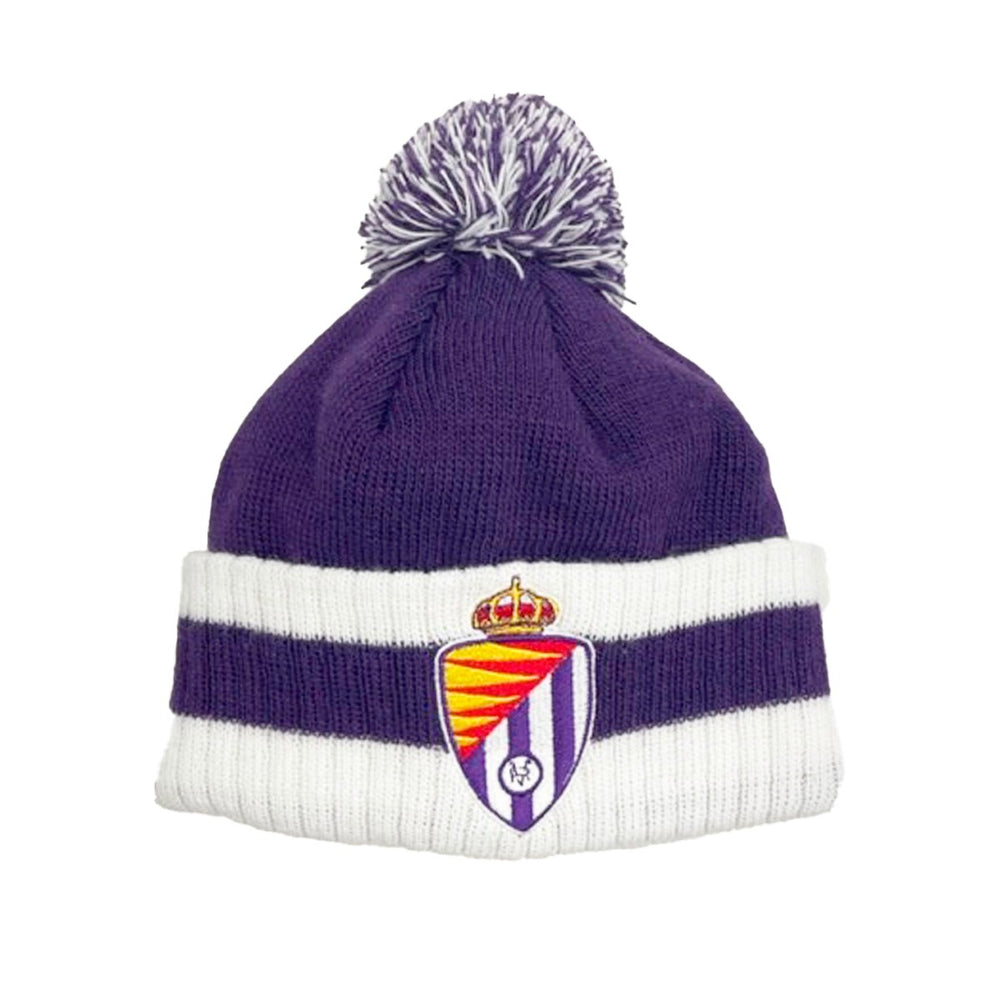 GORRO CON POMPÓN JUNIOR REAL VALLADOLID 02