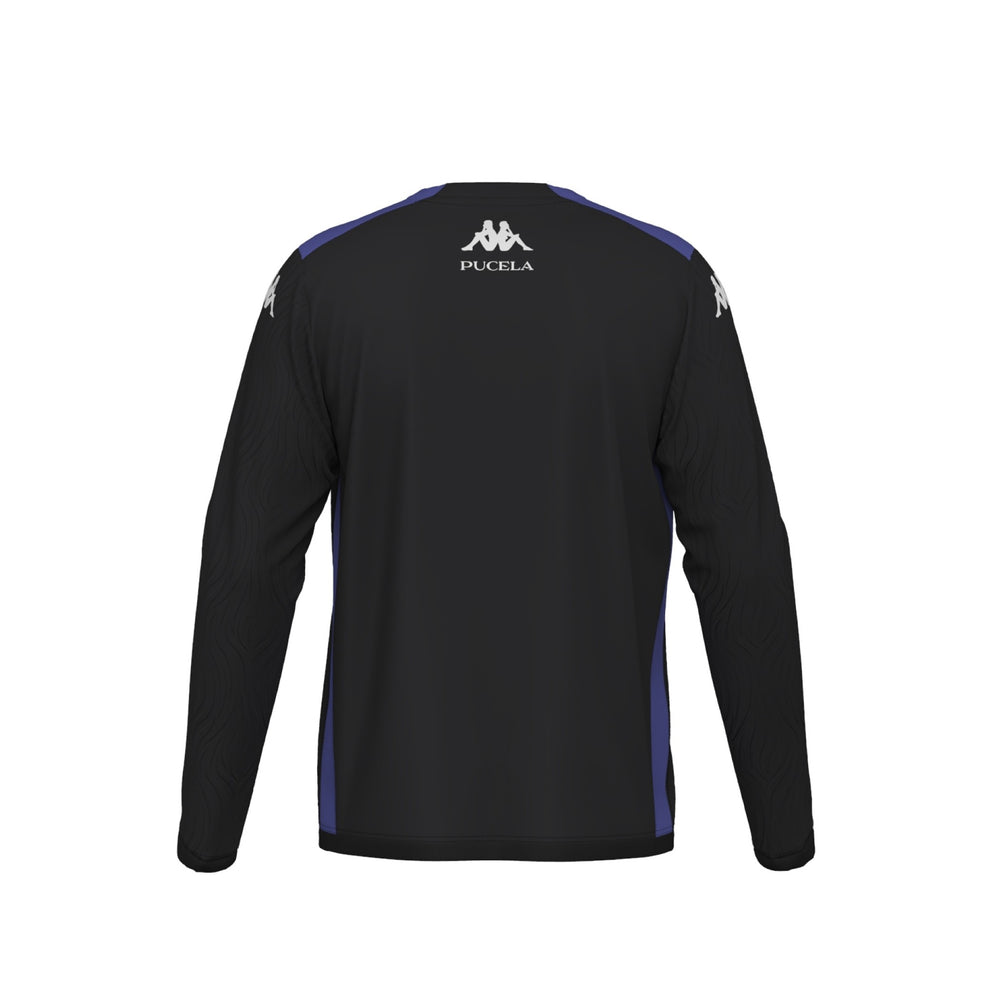 SUDADERA ENTRENO ADULTO REAL VALLADOLID NEGRO ABLAS PRO 8 02