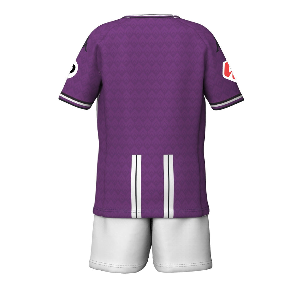 KIT 1ª EQUIPACIÓN INFANTIL REAL VALLADOLID 24/25 KOMBAT KIT HOME 02