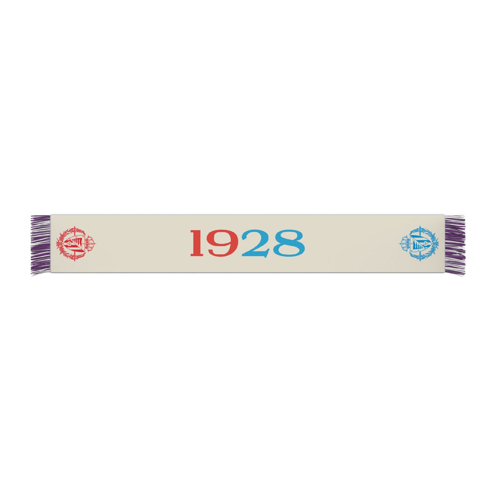 BUFANDA OFICIAL REAL VALLADOLID CREMA ACREFT 24/25 KAPPA 02