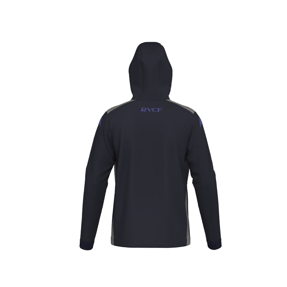 CHAQUETA CHÁNDAL REAL VALLADOLID NEGRO 24/25 ARUFEOD 8 02
