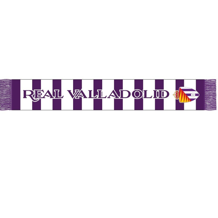 BUFANDA TELAR BANDAS VERTICALES REAL VALLADOLID 01
