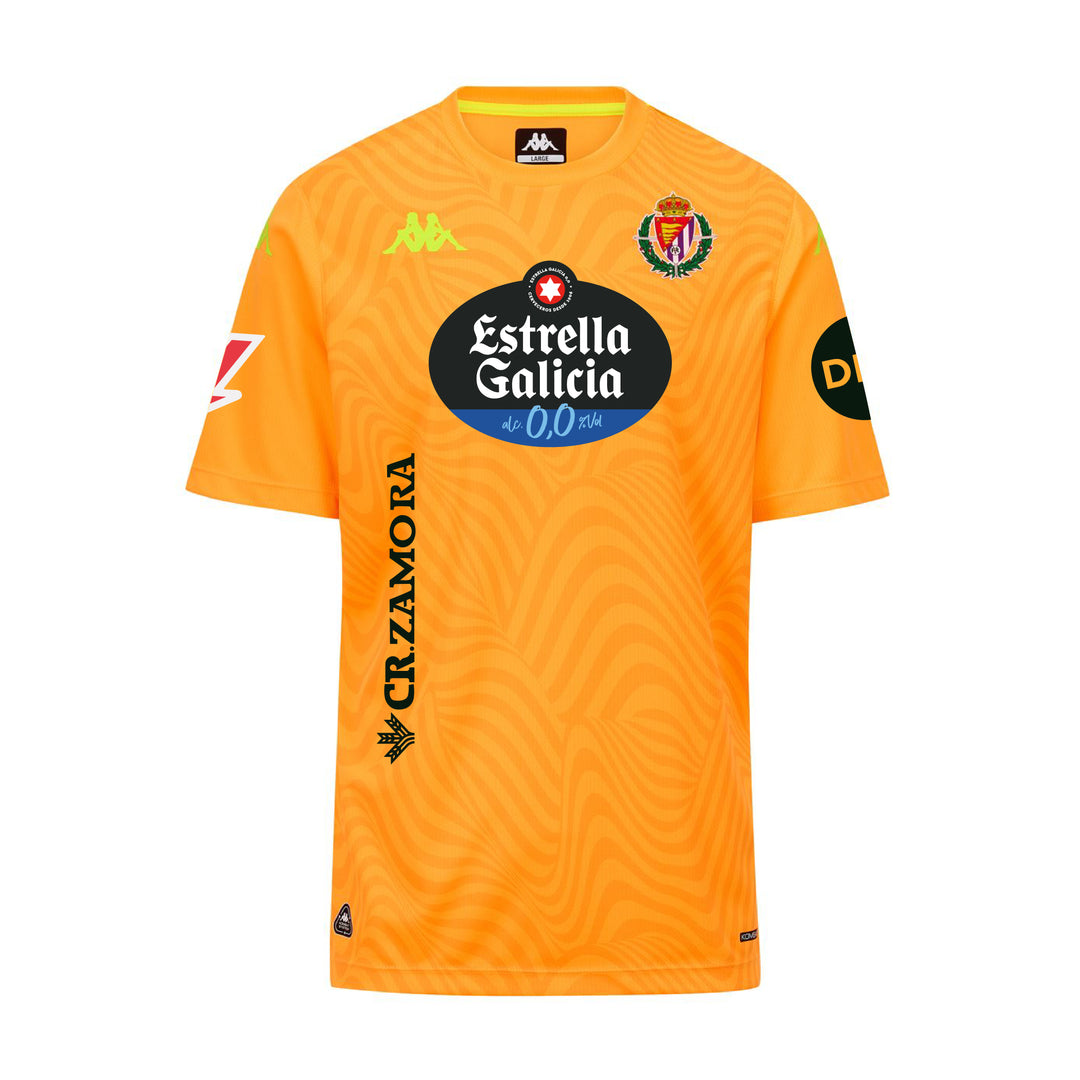 CAMISETA PORTERO REAL VALLADOLID 25/26 NARANJA KOMBAT 01