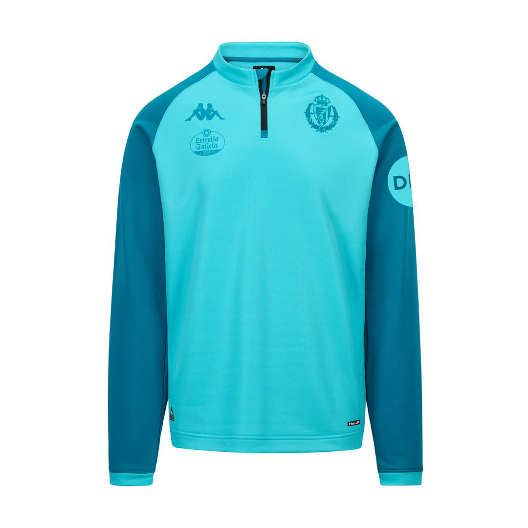 SUDADERA ENTRENAMIENTO STAFF MUZIRA PRO AZUL REAL VALLADOLID 25/26 01