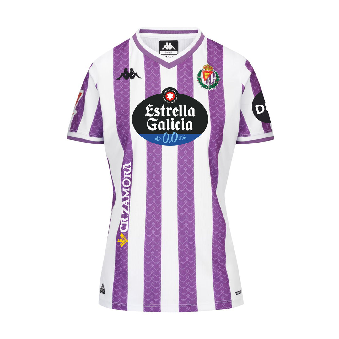 CAMISETA MUJER 1ª EQUIPACIÓN REAL VALLADOLID 25/26 KOMBAT (HOME) 01